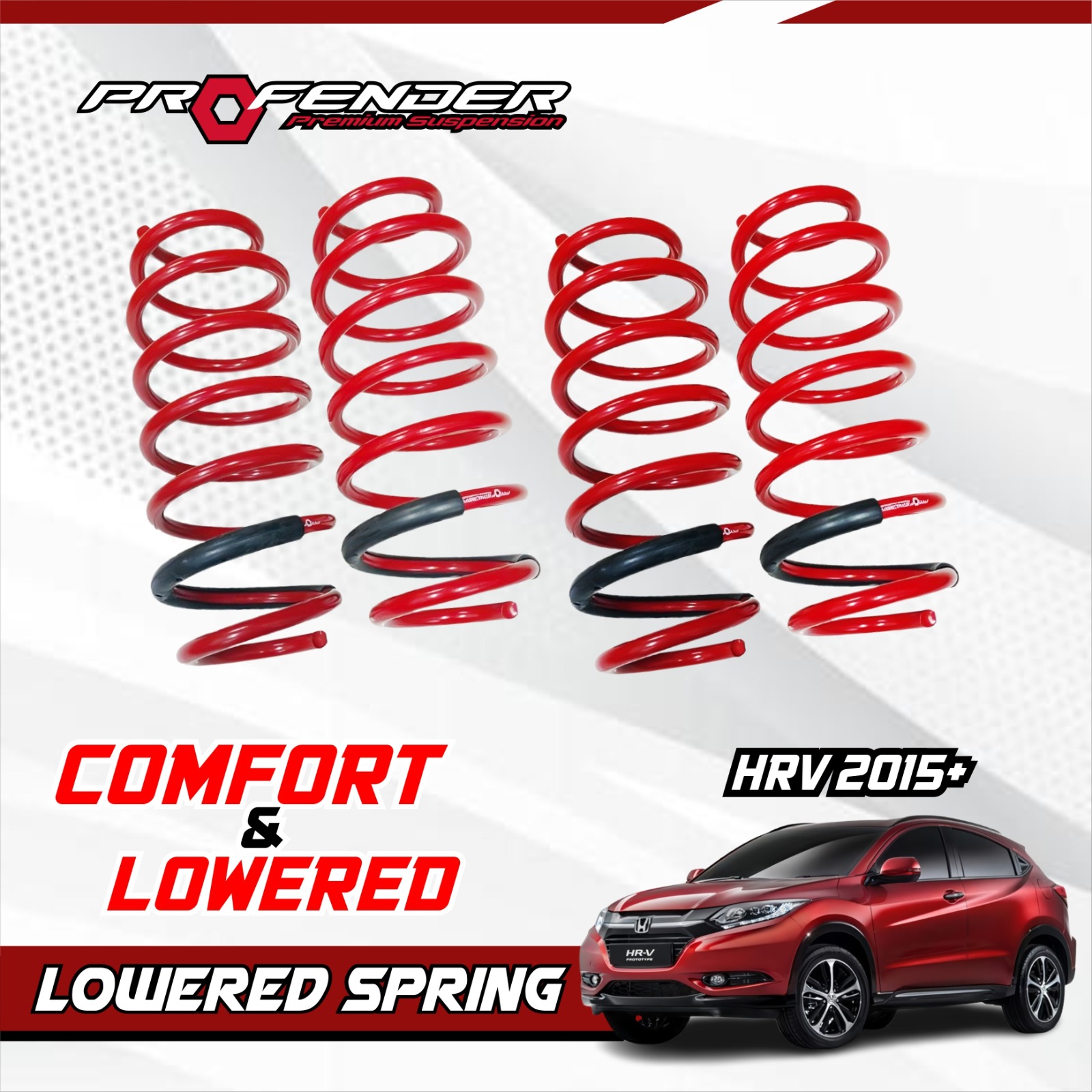 PROFENDER COIL SPRING LOWERING HONDA HRV 16+