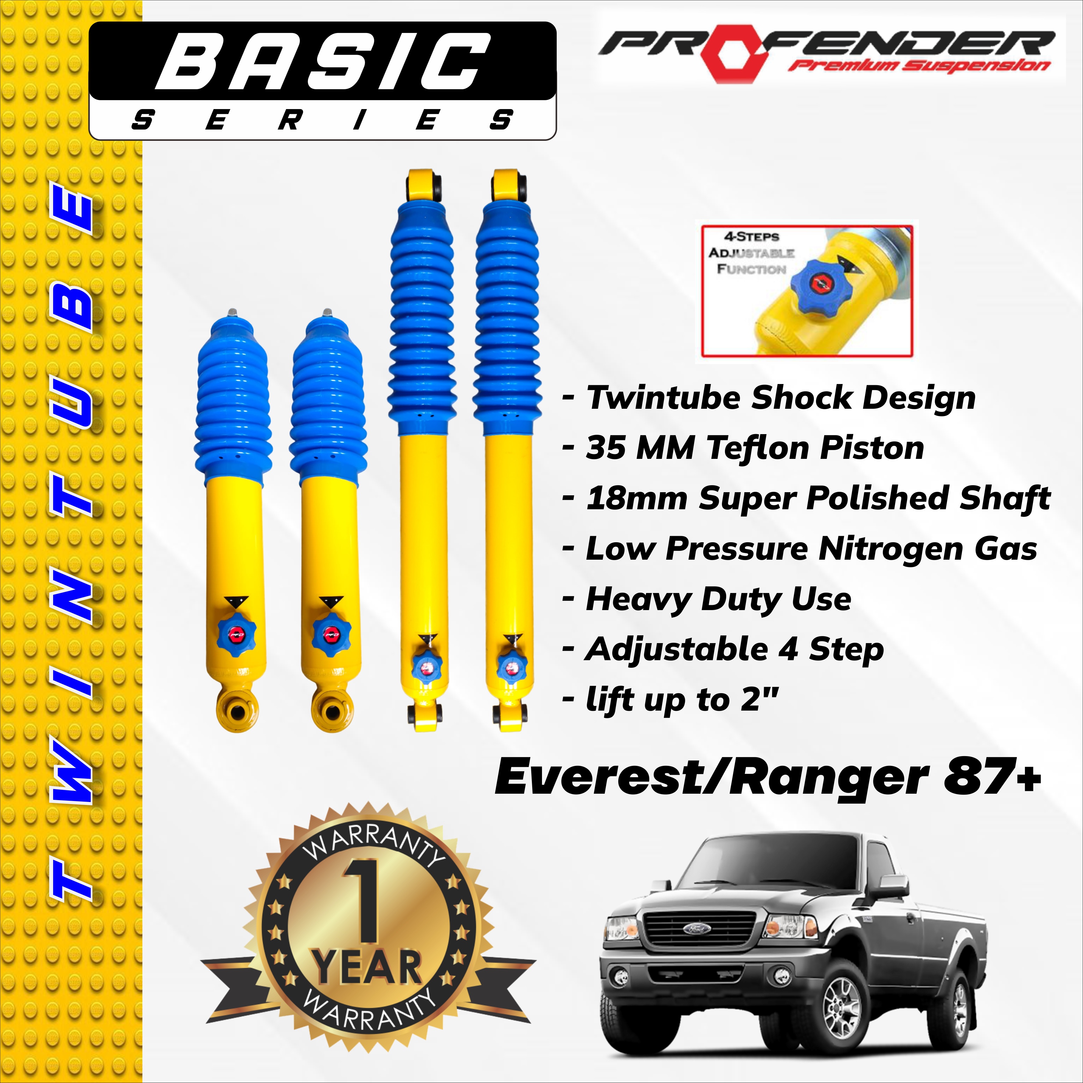 PROFENDER BASIC SERIES 4 STEP FORD RANGER 87+