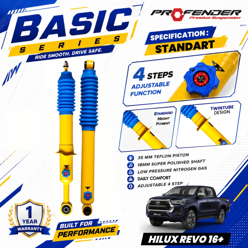 PROFENDER BASIC SERIES 4 STEP TOYOTA HILUX REVO 16+