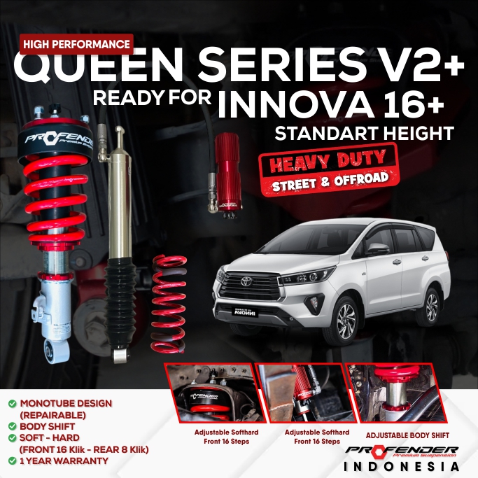 PROFENDER QUEEN SERIES TOYOTA INNOVA 16+ V2+ NON PIGGYBACK