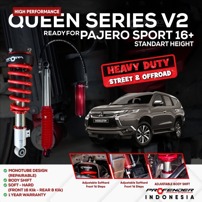 PROFENDER QUEEN SERIES MITSUBISHI PAJERO 16+ V2/V2+ NON PIGGYBACK