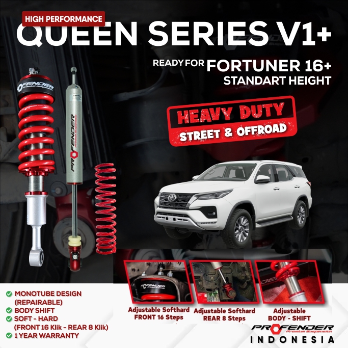 PROFENDER QUEEN SERIES TOYOTA FORTUNER 16+ V1/V1+