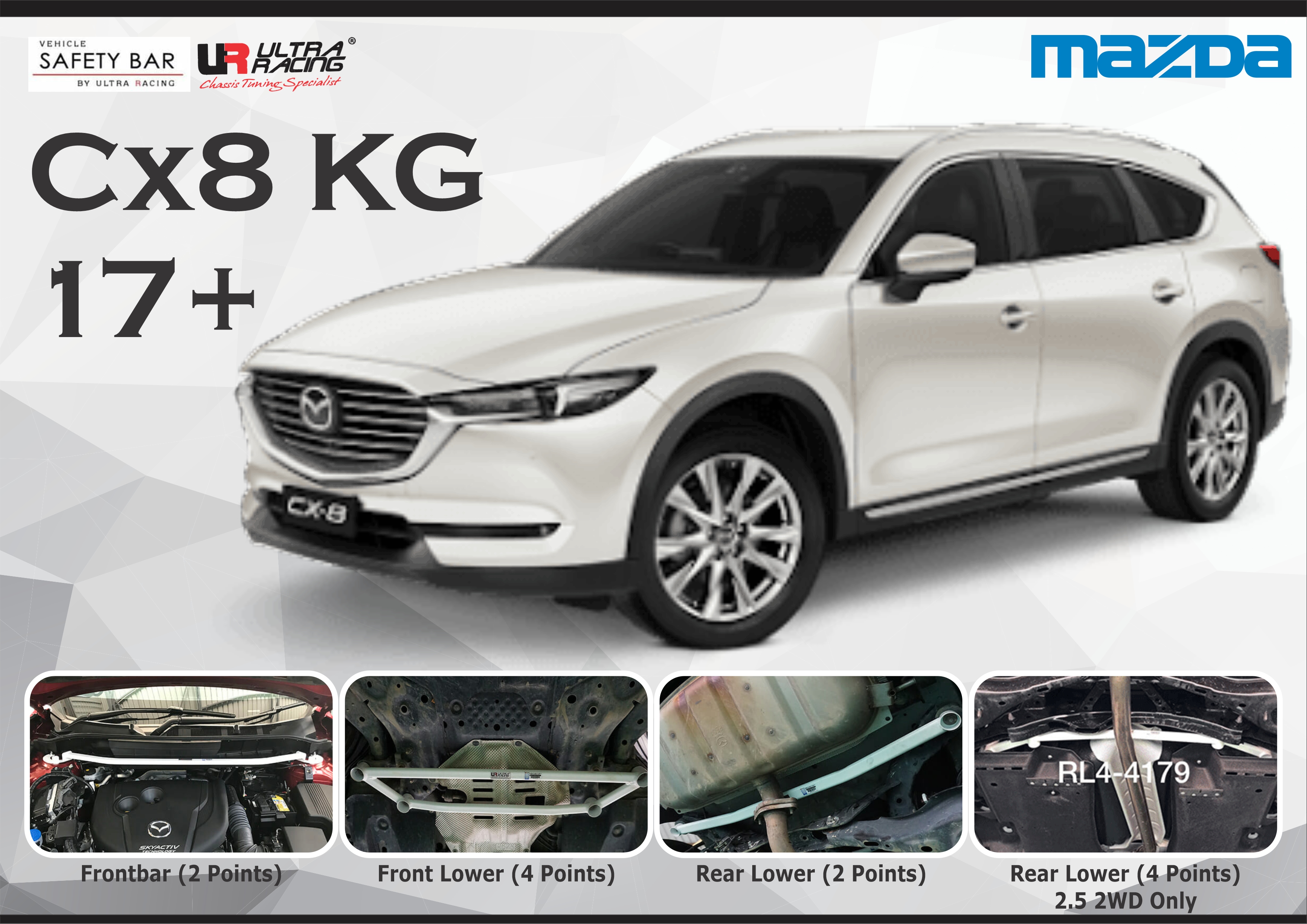 ULTRA RACING STABILISER BAR MAZDA CX8 17+