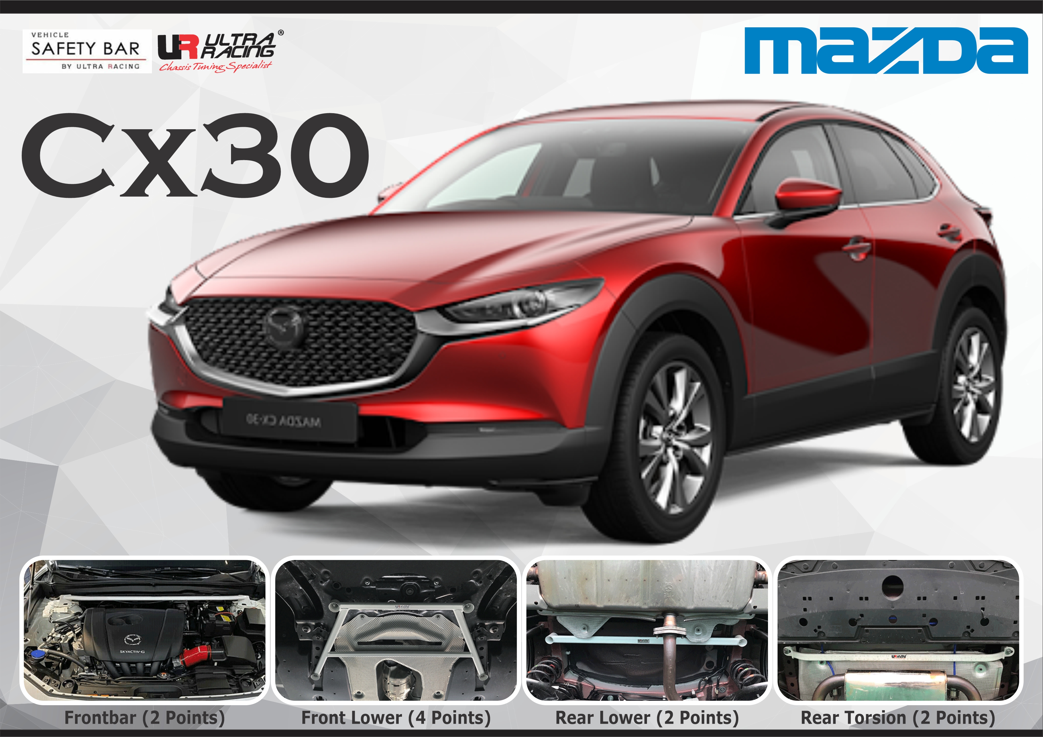 ULTRA RACING STABILISER BAR MAZDA CX30 19+