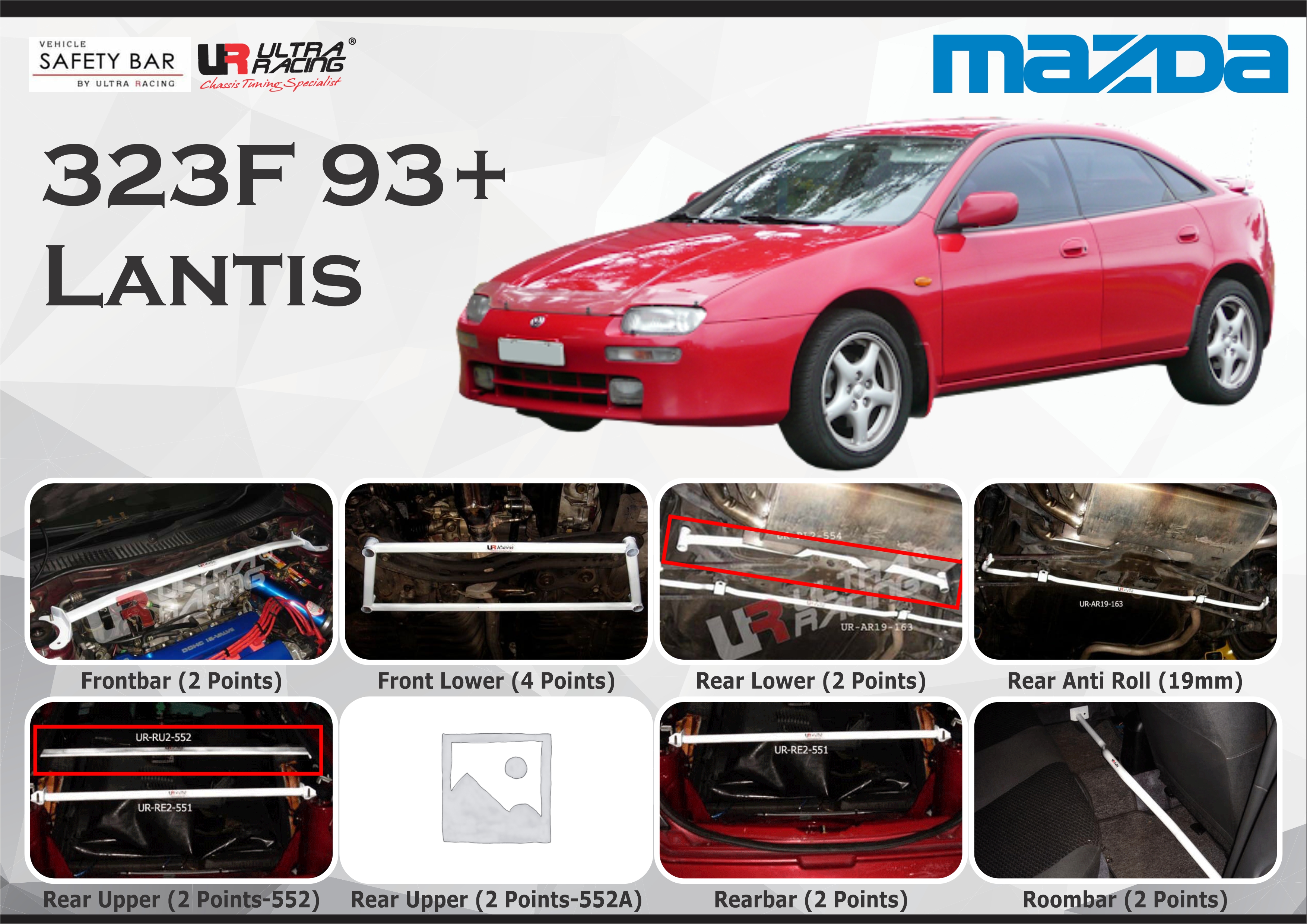 ULTRA RACING STABILISER BAR MAZDA 6 GH 08+