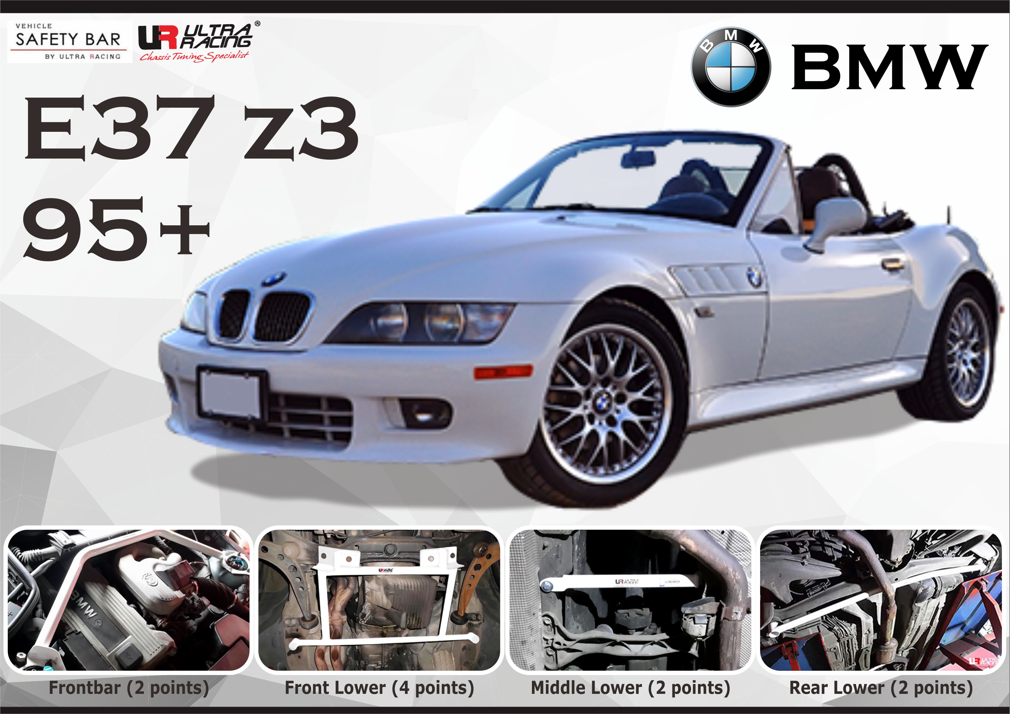 ULTRA RACING STABILISER BAR BMW E37 Z3 95+
