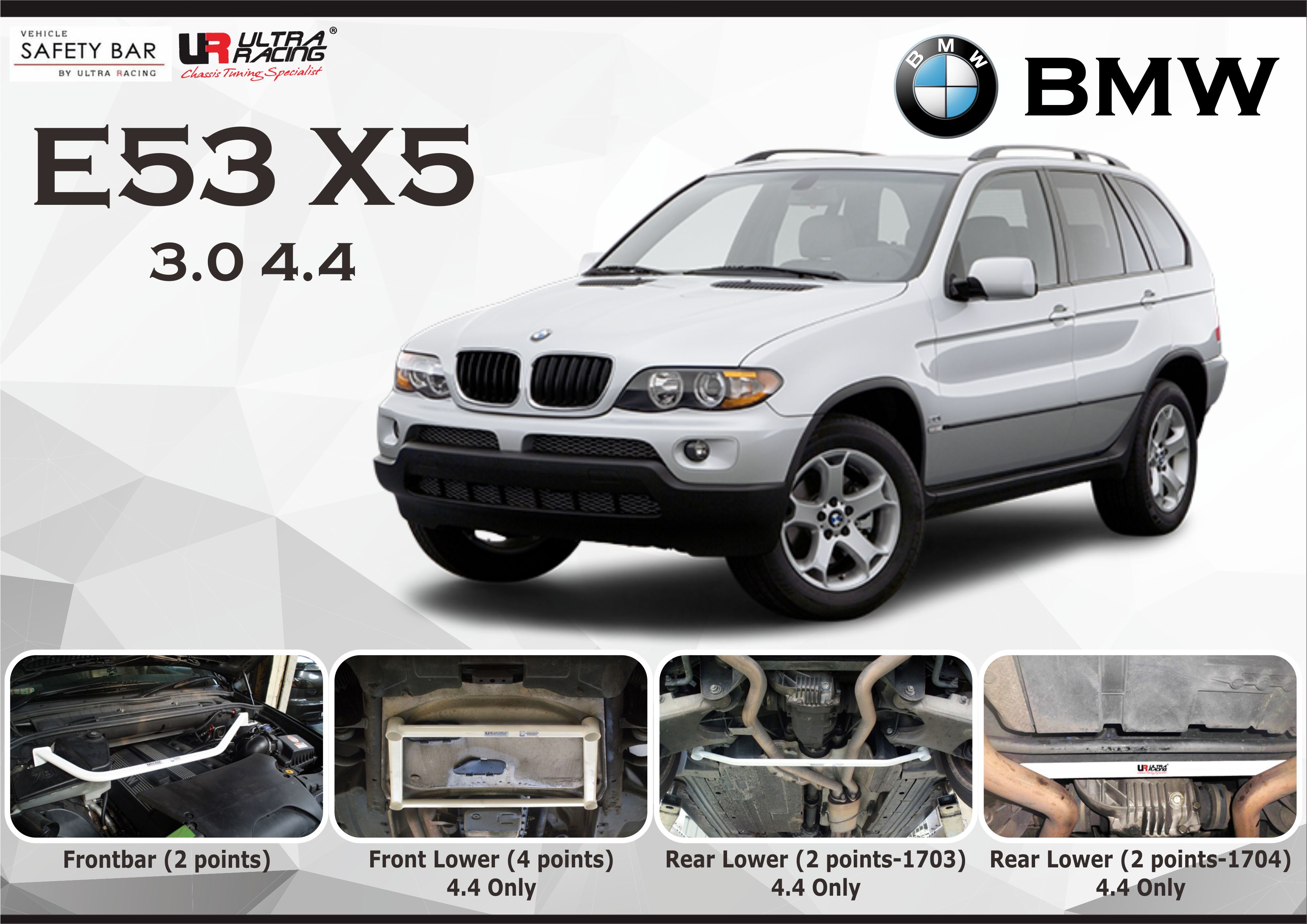 ULTRA RACING STABILISER BAR BMW E53 X5 99+