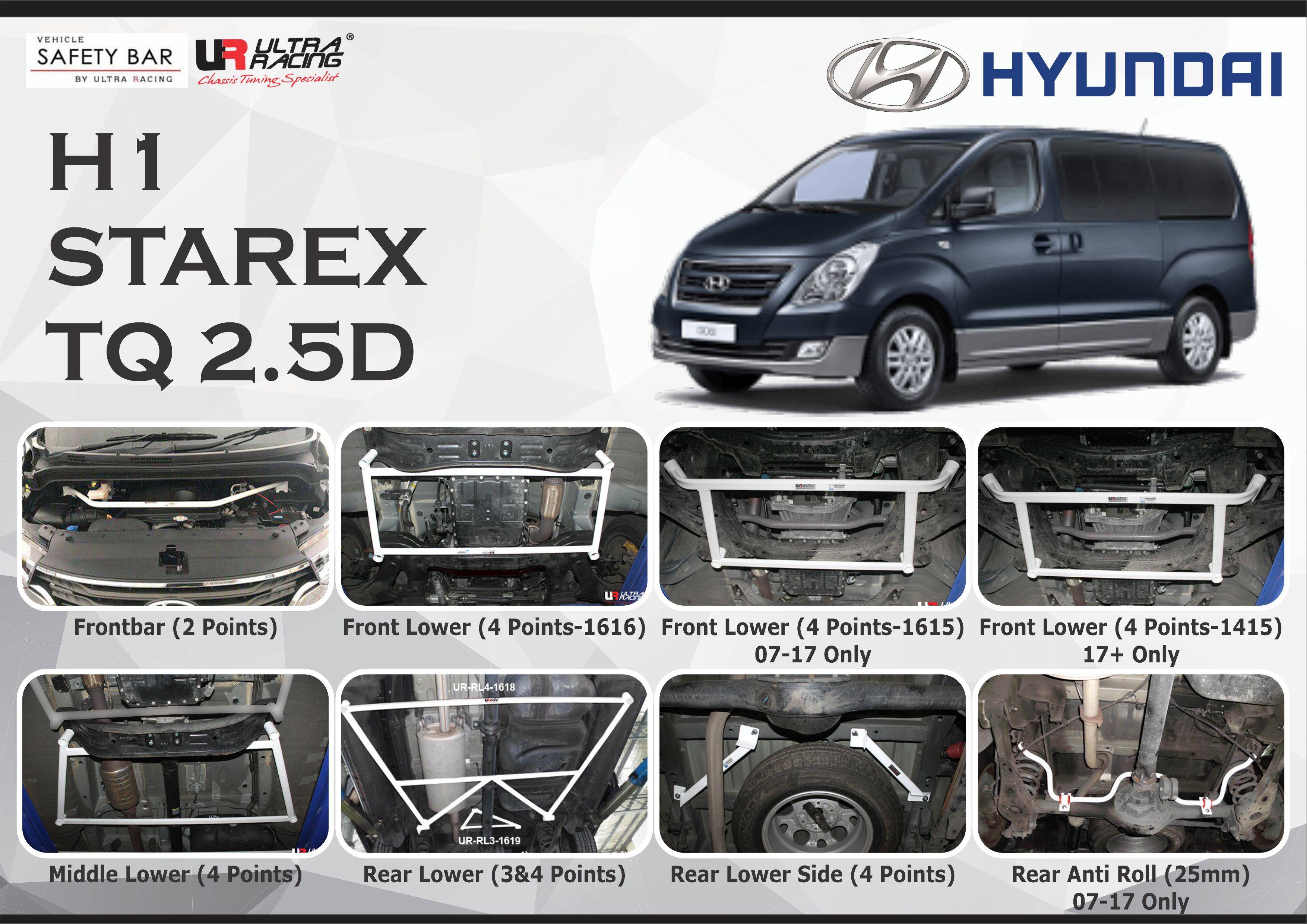 ULTRA RACING STABILISER BAR HYUNDAI H1 / STAREX 07+