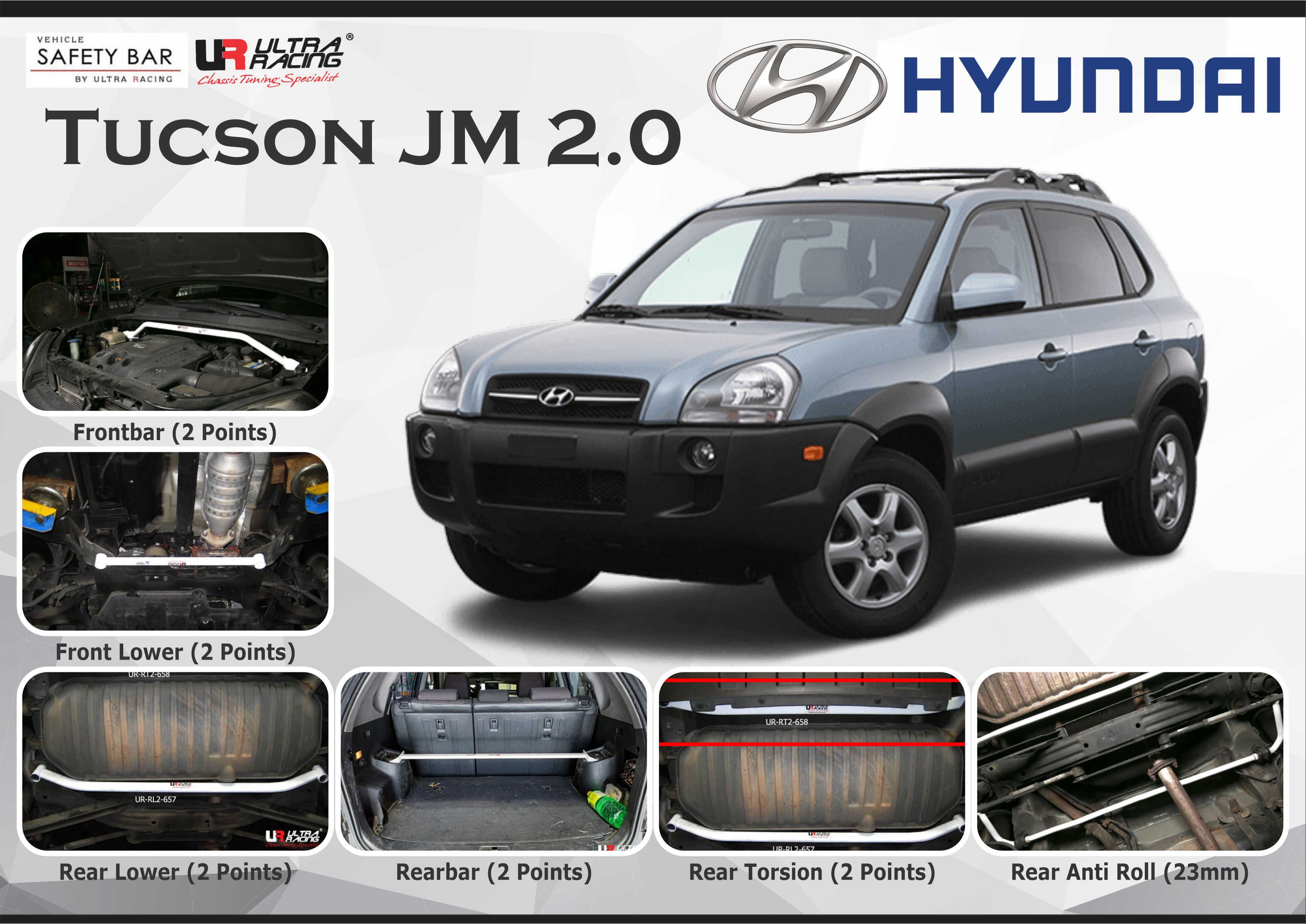ULTRA RACING STABILISER BAR HYUNDAI TUCSON 04+
