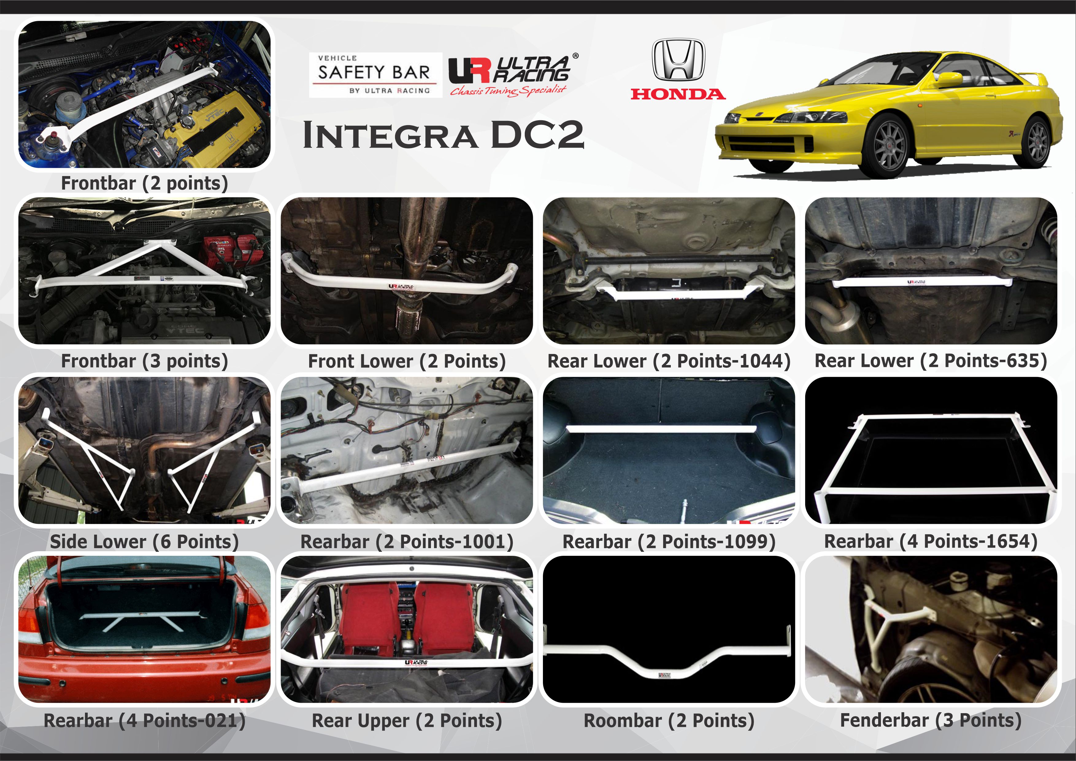 ULTRA RACING STABILISER BAR HONDA INTEGRA DC2 94+