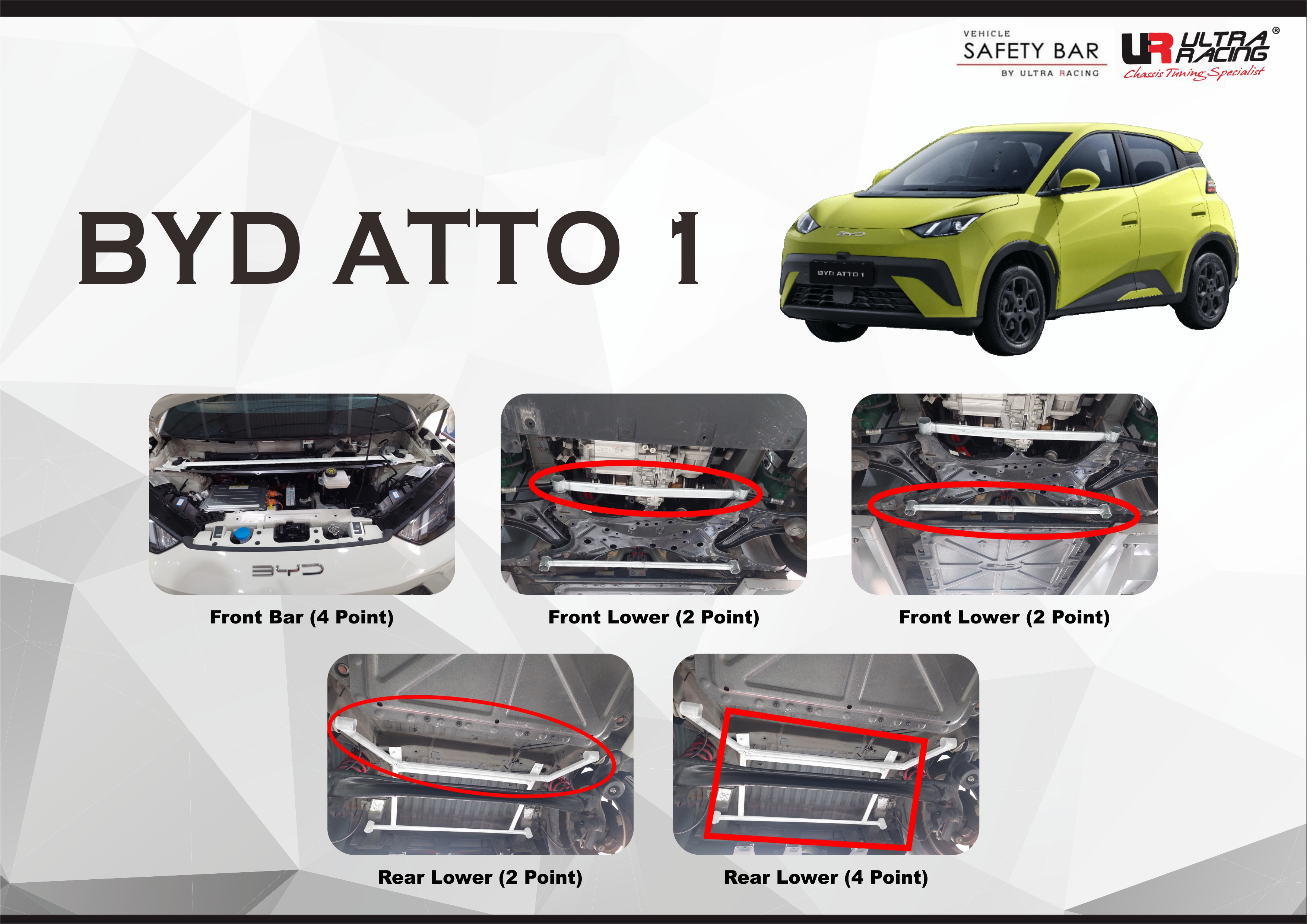ULTRA RACING STABILISER BAR BYD ATTO 1