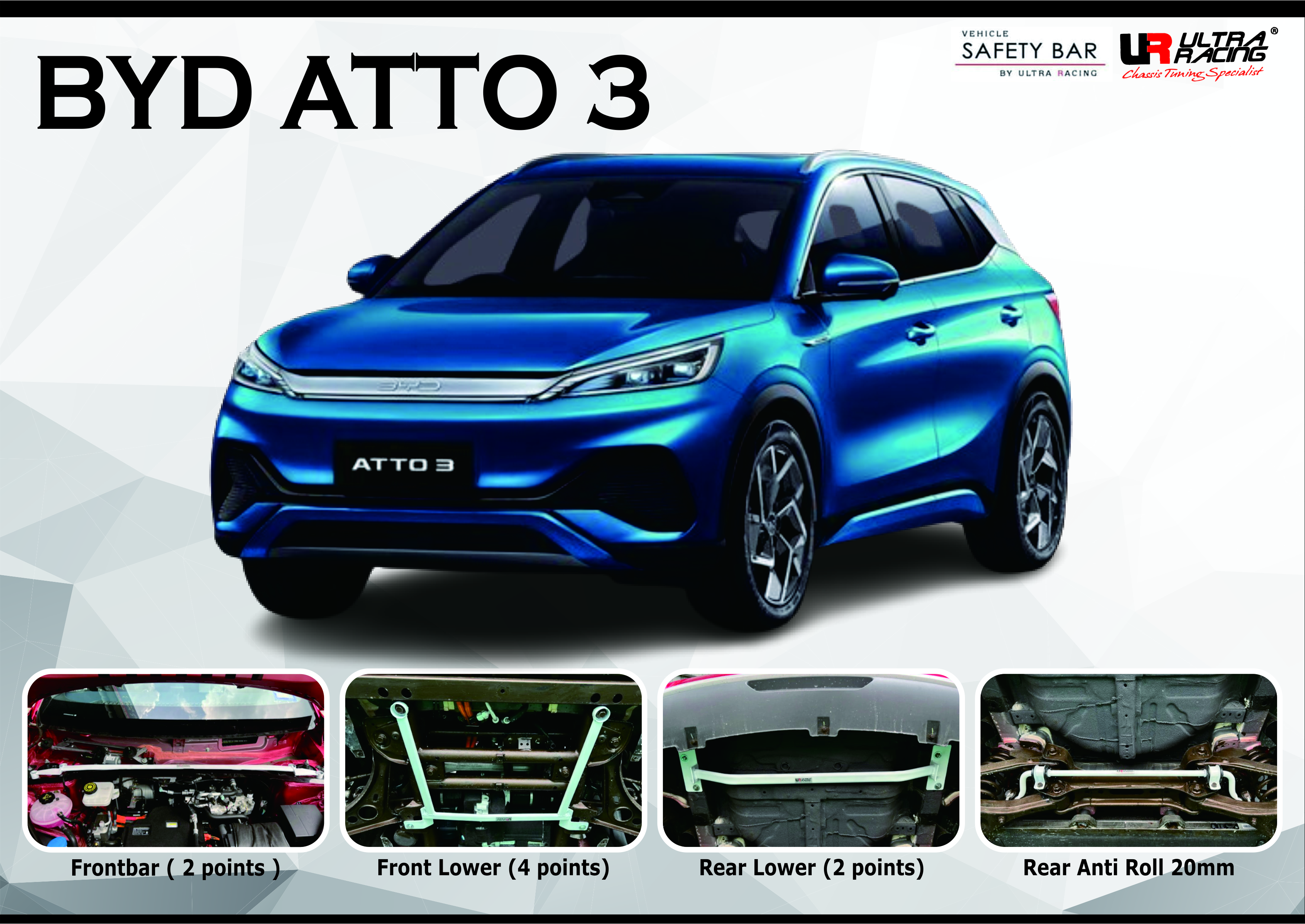 ULTRA RACING STABILISER BAR BYD ATTO 3