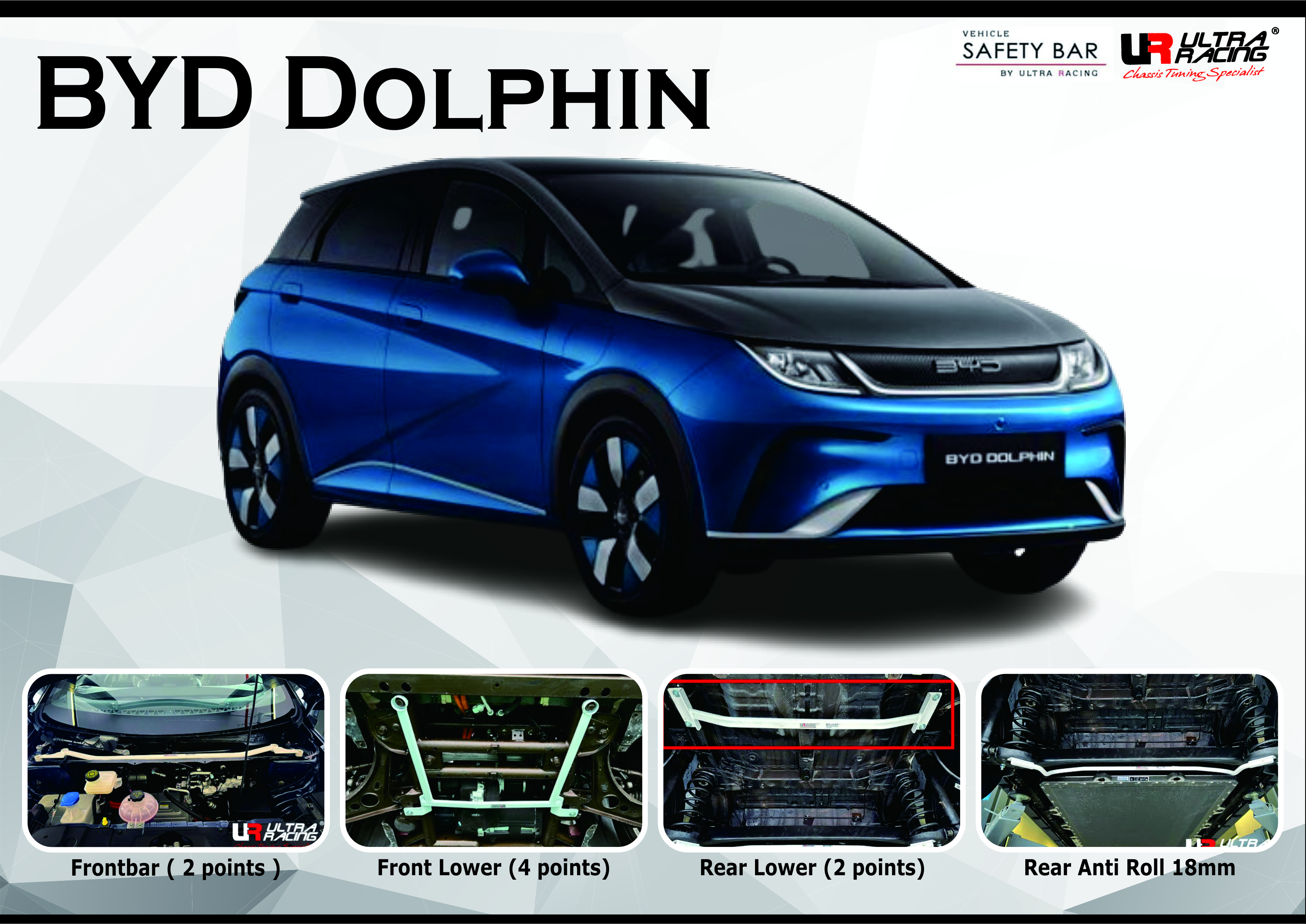 ULTRA RACING STABILISER BAR BYD DOLPHIN