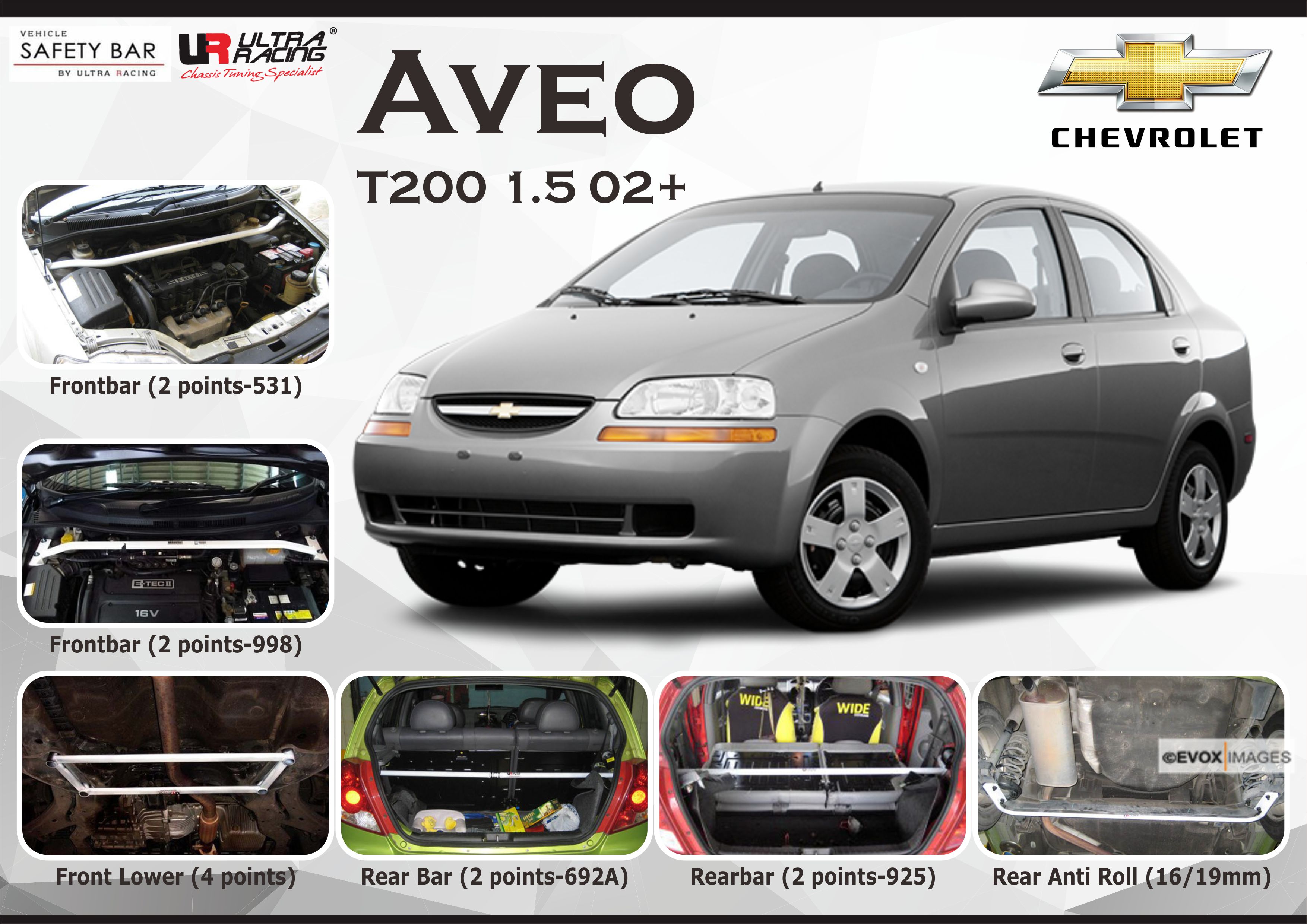 ULTRA RACING STABILISER BAR CHEVROLET AVEO