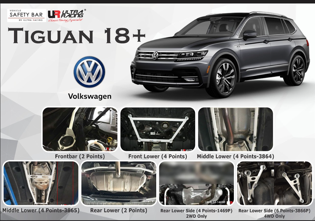 ULTRA RACING STABILISER BAR VOLKSWAGEN TIGUAN 18+