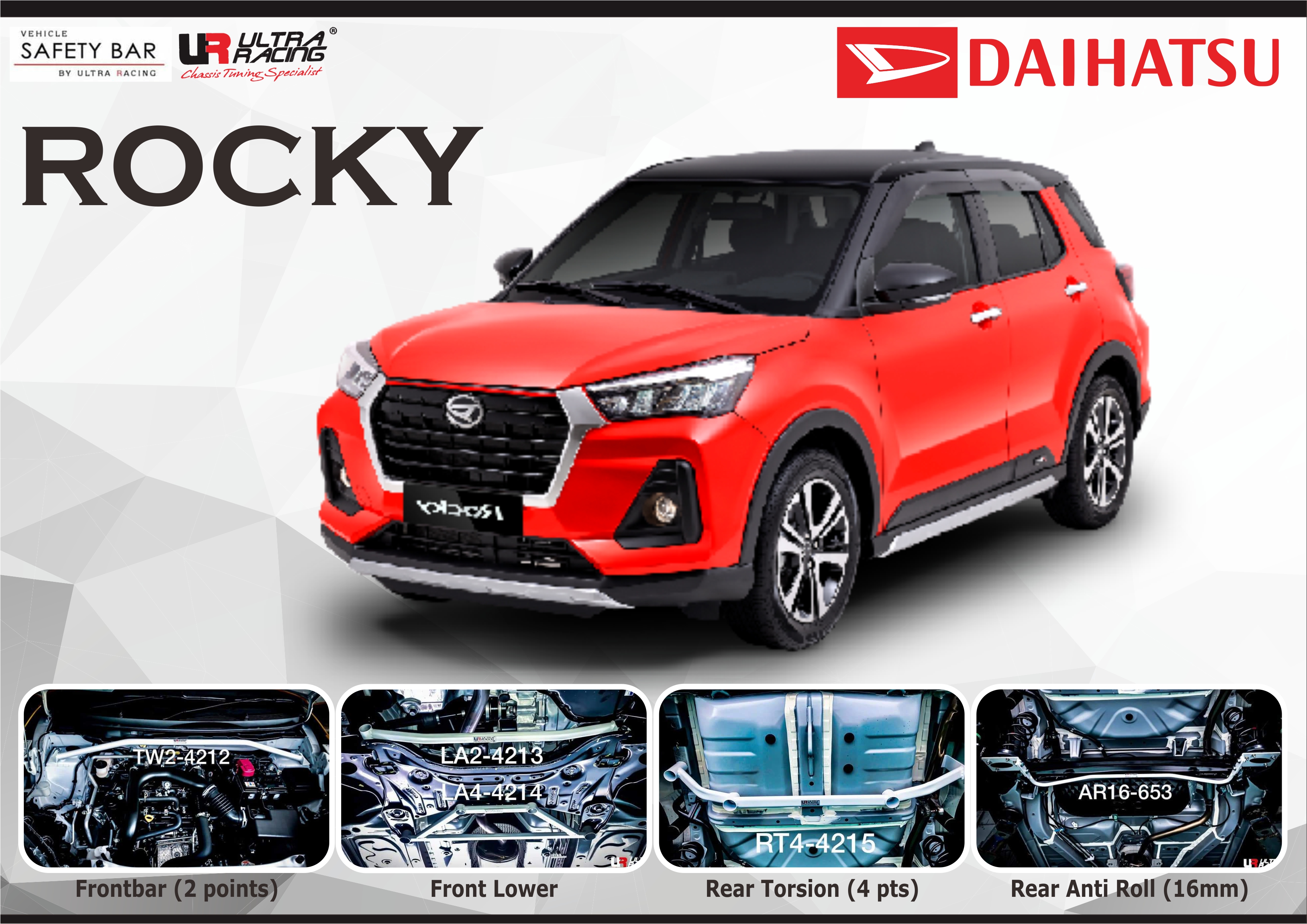 ULTRA RACING STABILISER BAR DAIHATSU ROCKY
