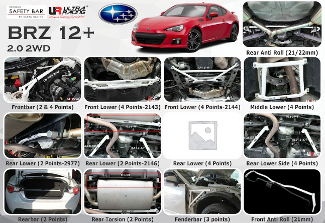 ULTRA RACING STABILISER BAR SUBARU BRZ / FT86 12+