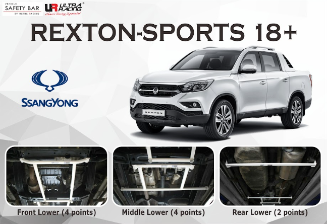 ULTRA RACING STABILISER BAR SSANGYONG REXTON-SPORTS (Q200) 18+