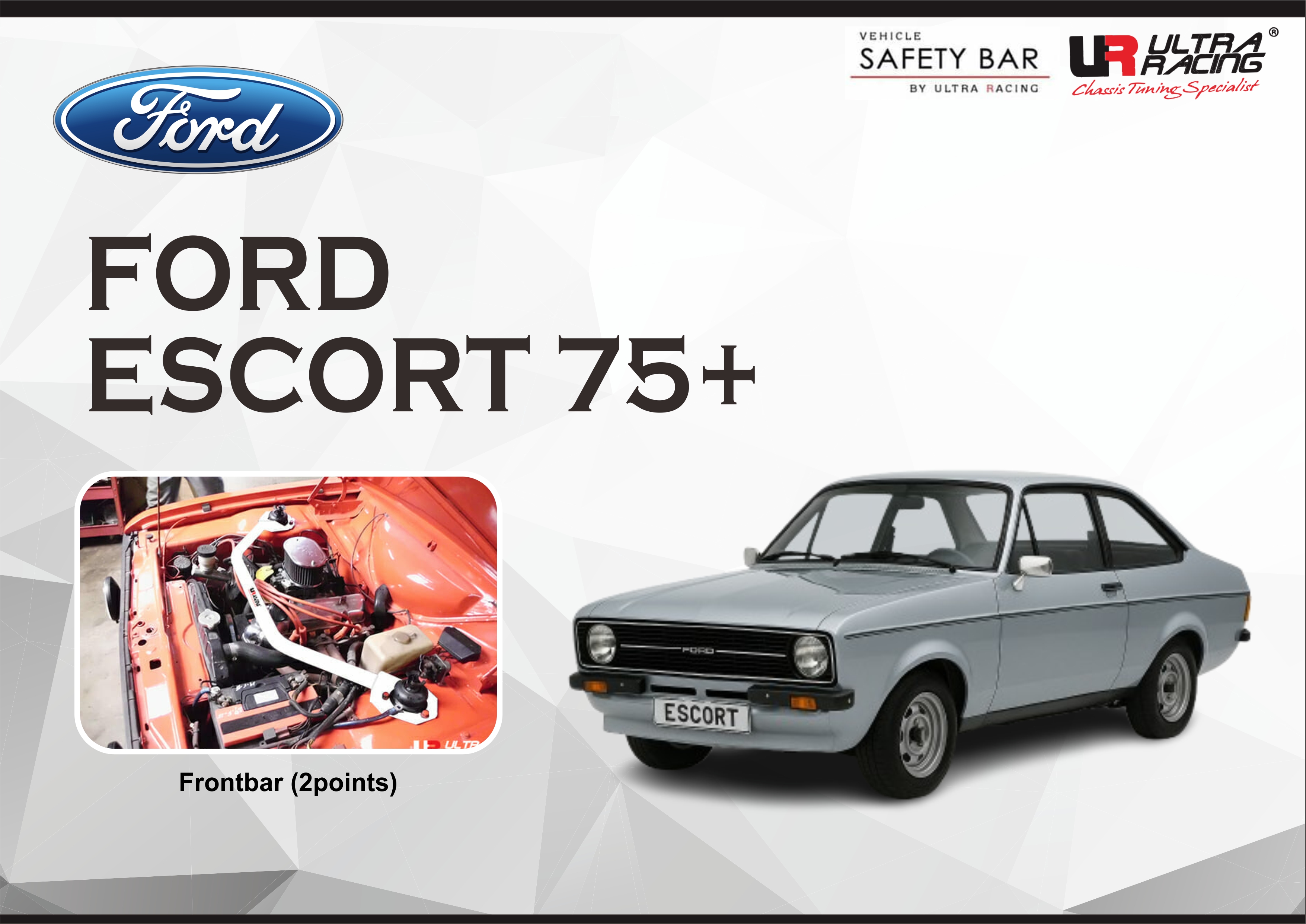 ULTRA RACING STABILISER BAR FORD ESCORT 75+