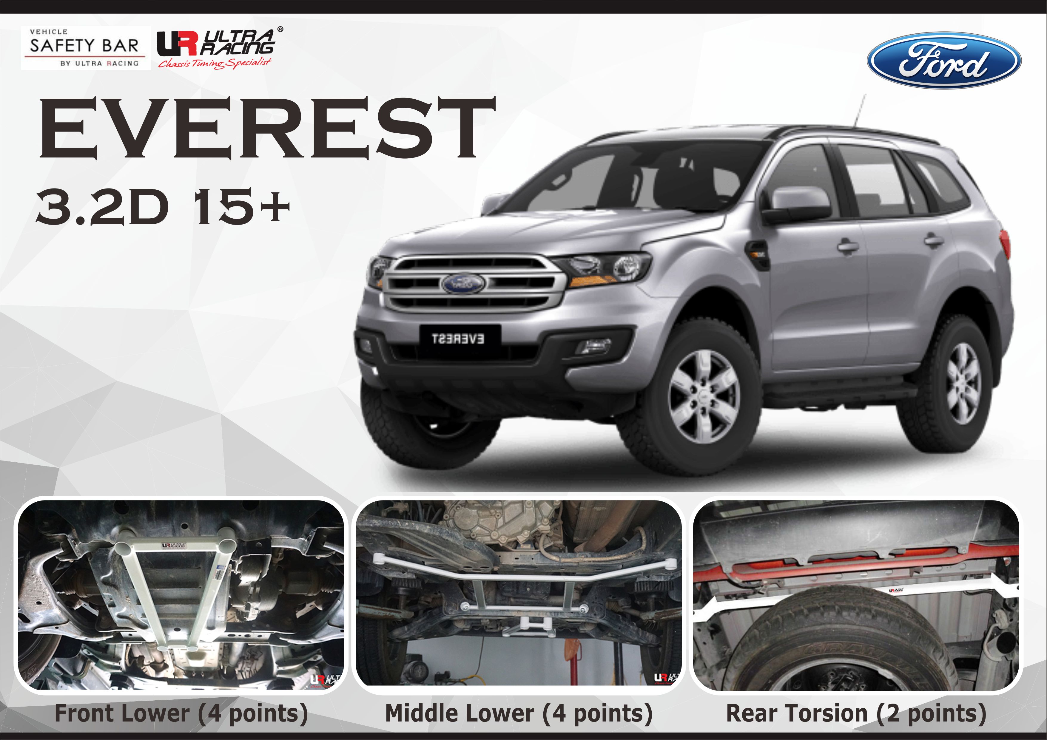 ULTRA RACING STABILISER BAR FORD EVEREST 15+