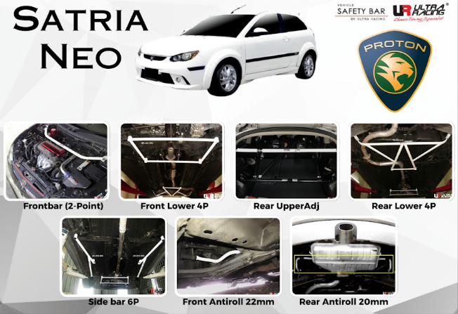 ULTRA RACING STABILISER BAR PROTON SATRIA NEO 09+