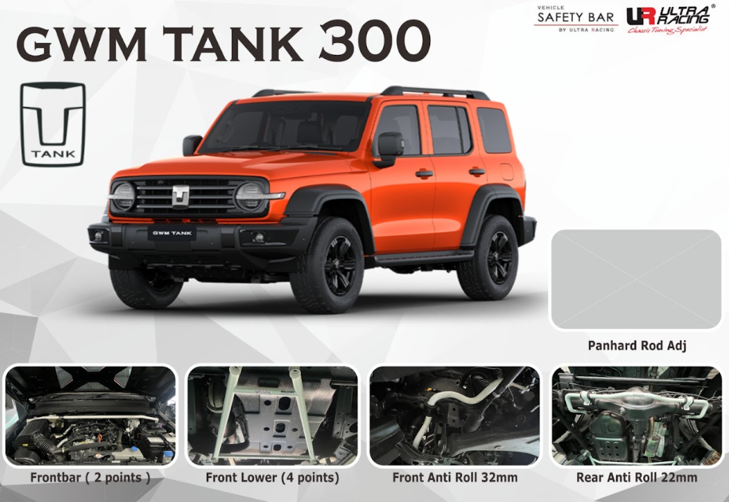 ULTRA RACING STABILISER BAR GWM TANK 300