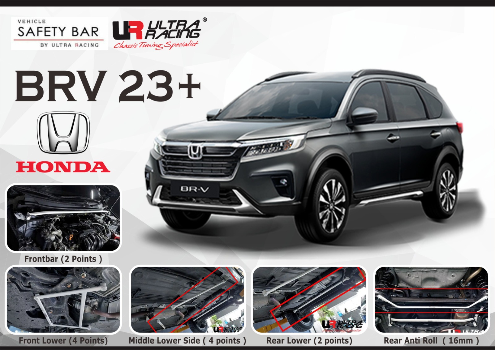 ULTRA RACING STABILISER BAR HONDA ALL NEW BRV 21+