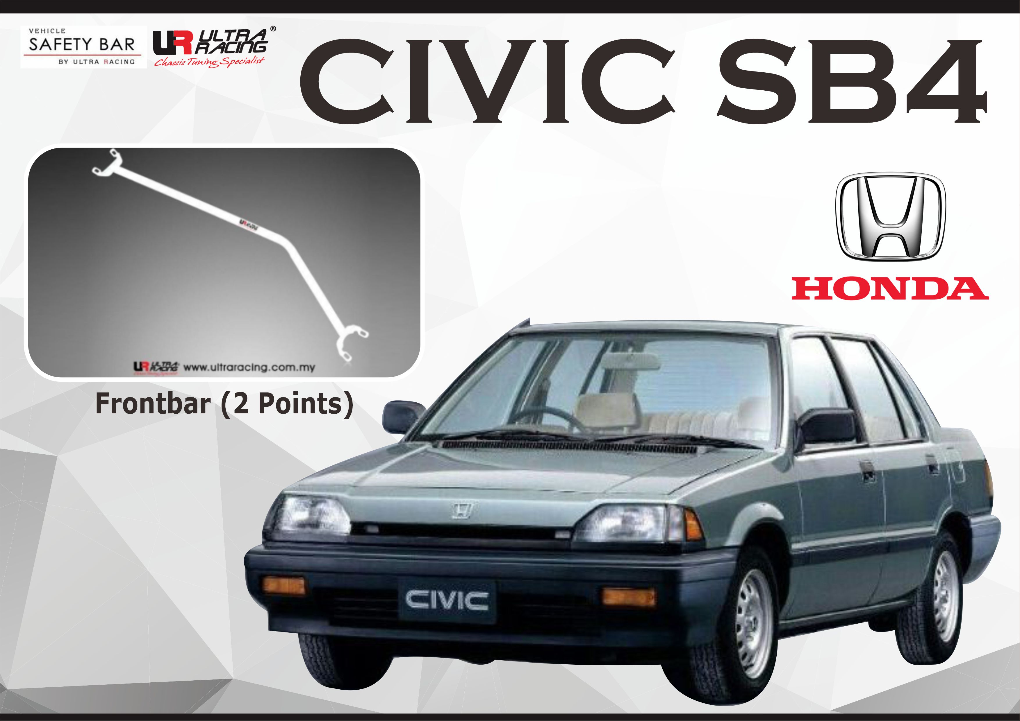 ULTRA RACING STABILISER BAR CIVIC SB4