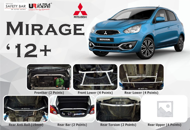 ULTRA RACING STABILISER BAR MITSUBISHI Mirage 12+