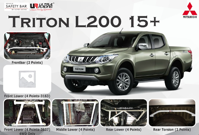 ULTRA RACING STABILISER BAR MITSUBISHI Triton '15+