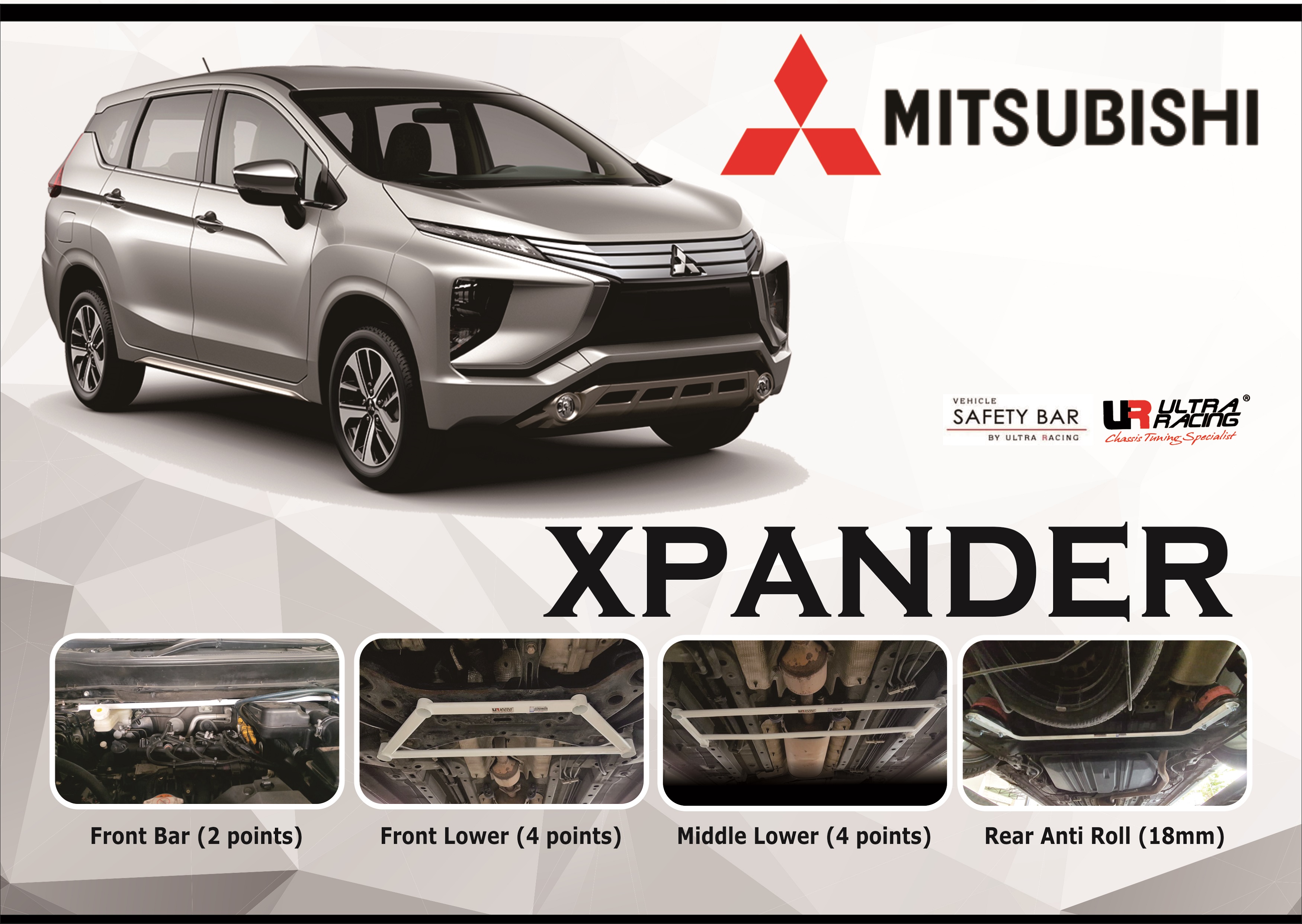 ULTRA RACING STABILISER BAR MITSUBISHI XPANDER 
