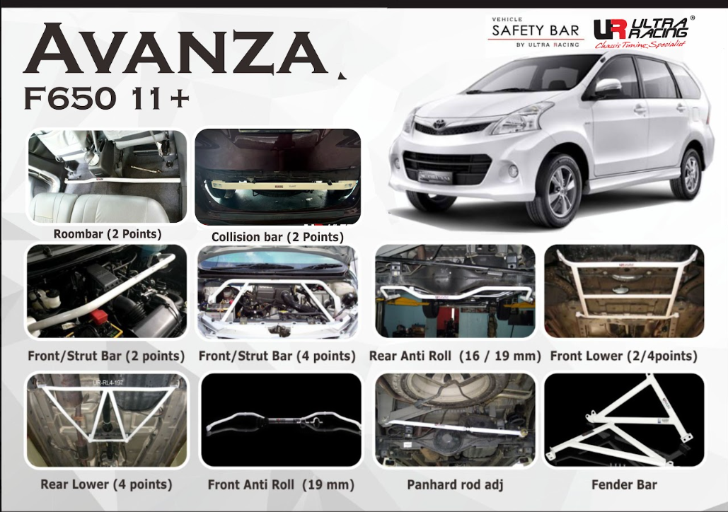 ULTRA RACING STABILISER BAR TOYOTA AVANZA 12+