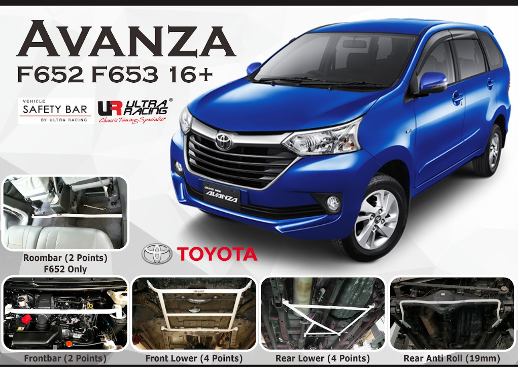 ULTRA RACING STABILISER BAR TOYOTA AVANZA 16+
