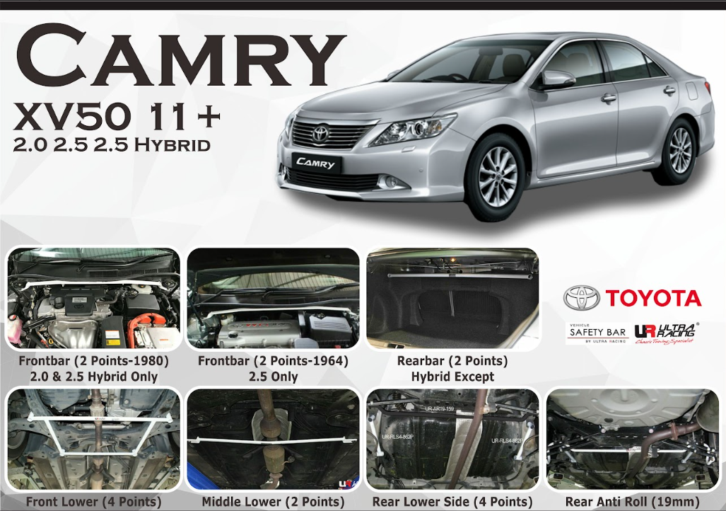 ULTRA RACING STABILISER BAR TOYOTA CAMRY XV50 12+