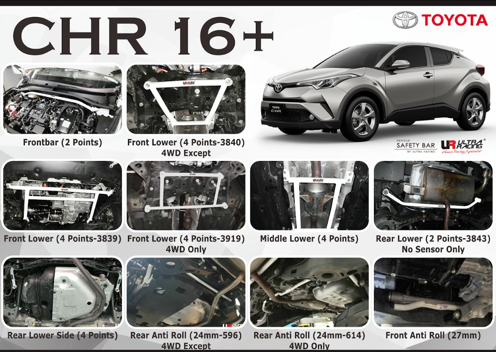ULTRA RACING STABILISER BAR TOYOTA CHR 