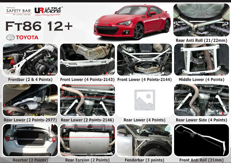 ULTRA RACING STABILISER BAR TOYOTA FT86