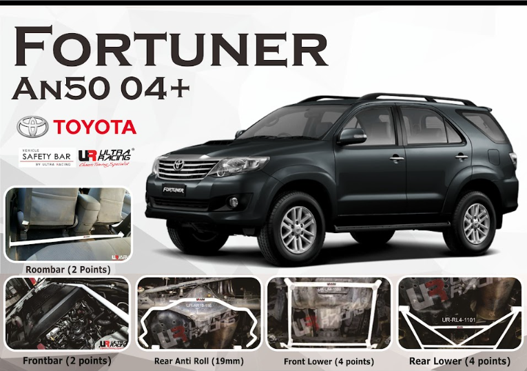 ULTRA RACING STABILISER BAR TOYOTA FORTUNER 04+