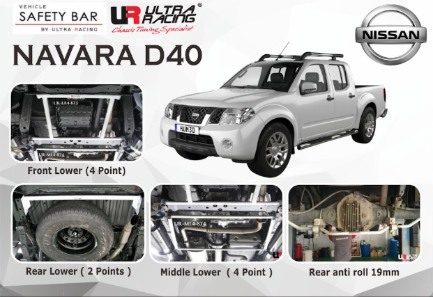 ULTRA RACING STABILISER BAR NISSAN Navara D40