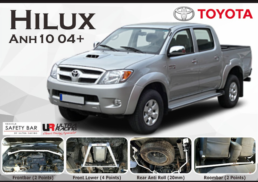 ULTRA RACING STABILISULTRA RACING STABILISER BAR TOYOTA HILUX VIGO 05+ER BAR TOYOTA HILUX 05+