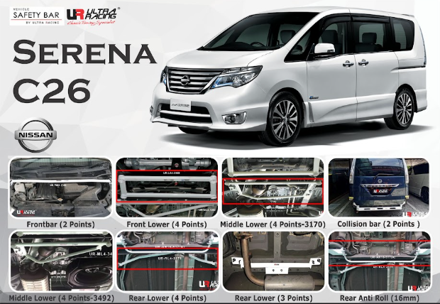 ULTRA RACING STABILISER BAR NISSAN Serena C26