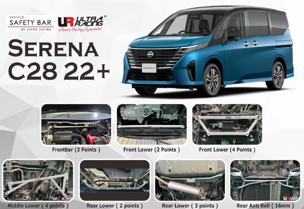 ULTRA RACING STABILISER BAR NISSAN Serena C28 22+