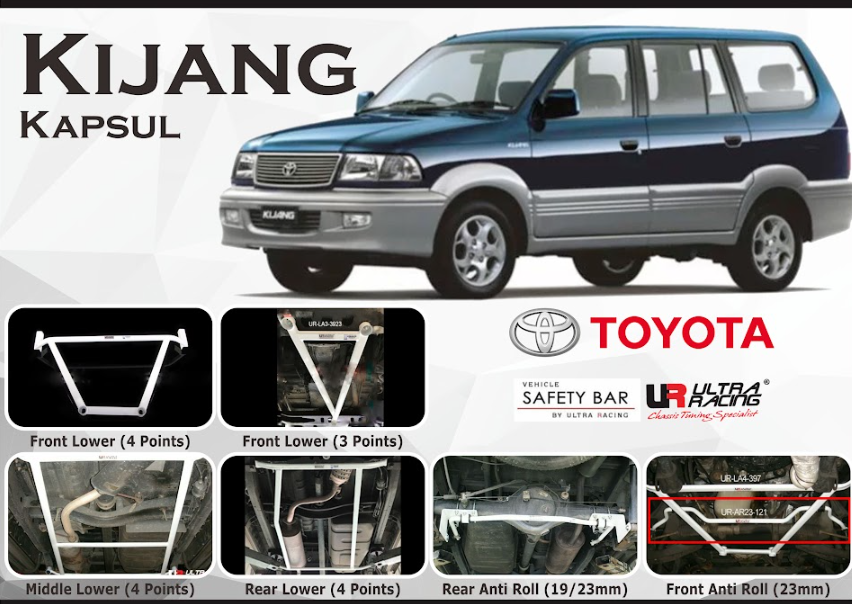 ULTRA RACING STABILISER BAR TOYOTA KIJANG KAPSUL