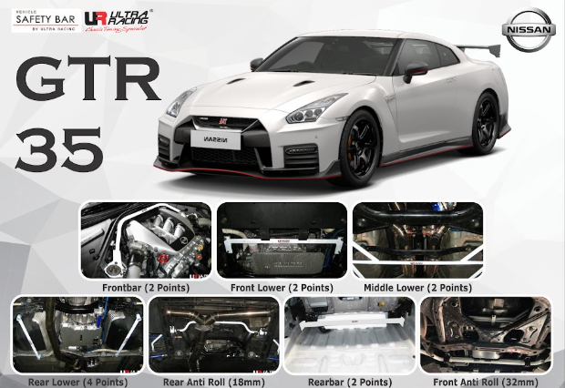 ULTRA RACING STABILISER BAR NISSAN Skyline GTR R35