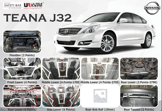 ULTRA RACING STABILISER BAR NISSAN Teana J32