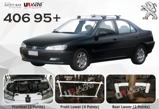 ULTRA RACING STABILISER BAR PEUGEOT 406 95+