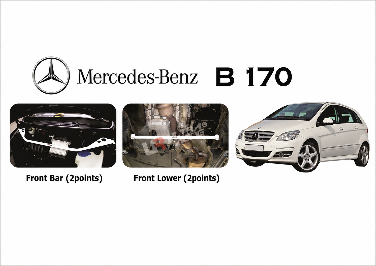 ULTRA RACING STABILISER BAR Mercedes-Benz B170