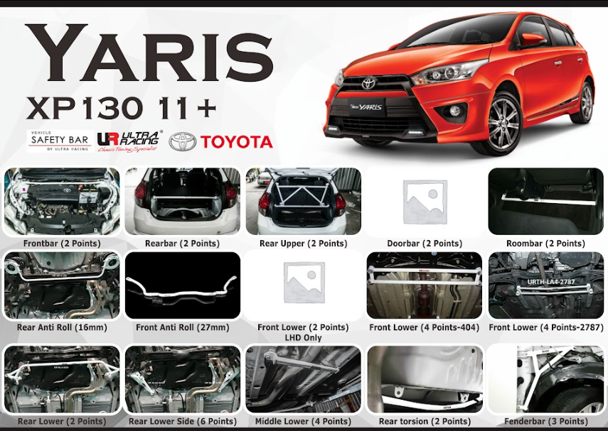 ULTRA RACING STABILISER BAR TOYOTA YARIS 13+
