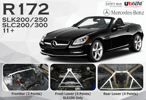 ULTRA RACING STABILISER BAR Mercedes-Benz SLK R172 11+