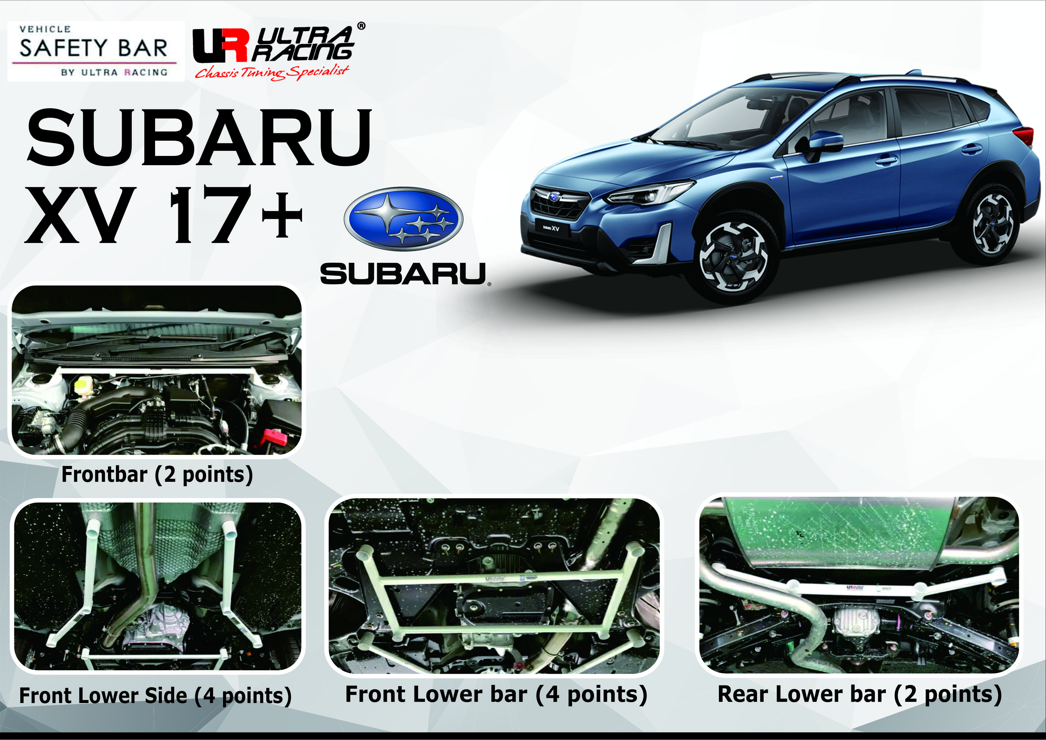 ULTRA RACING STABILISER BAR SUBARU XV GP 2.0 17+